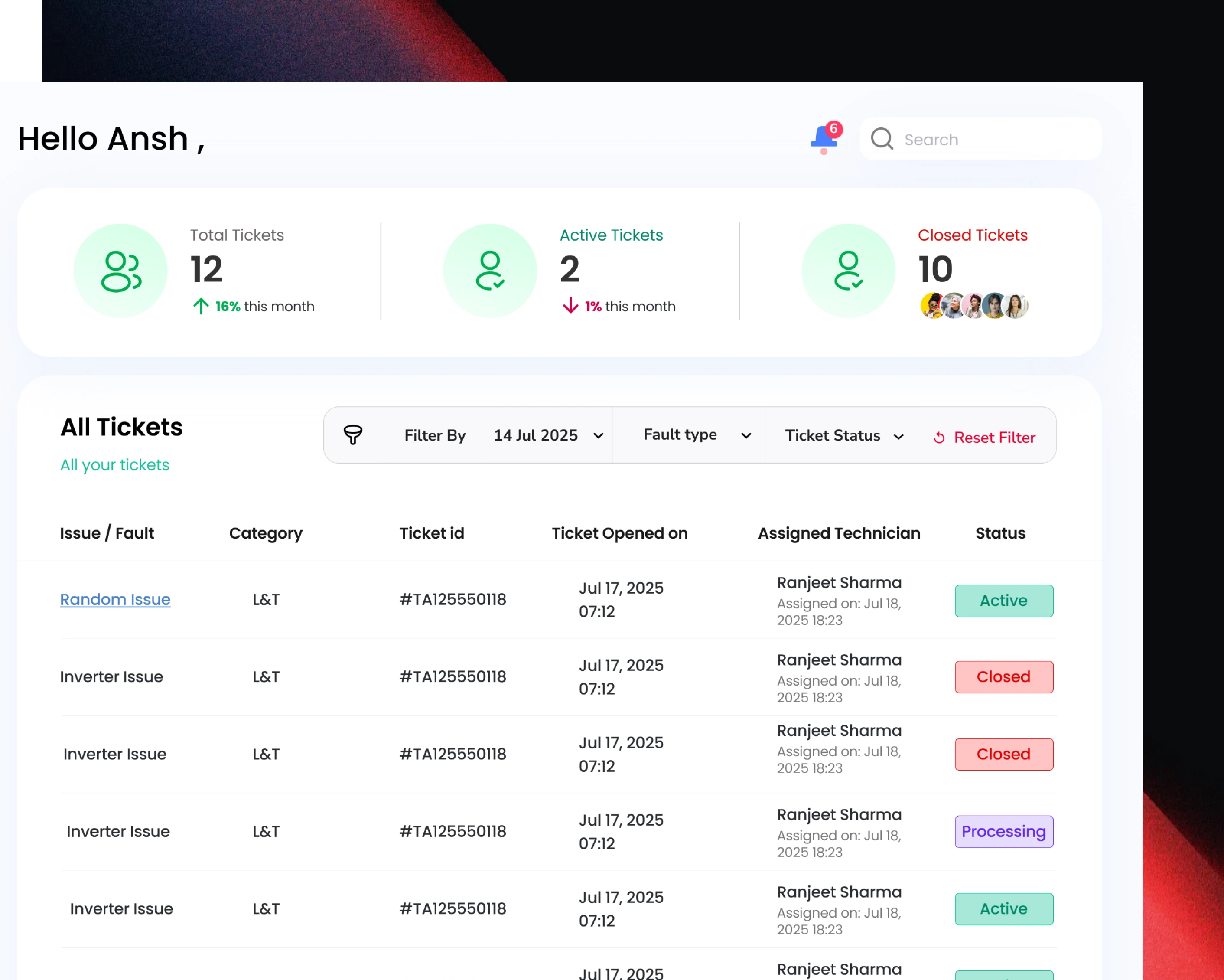 Dashboard